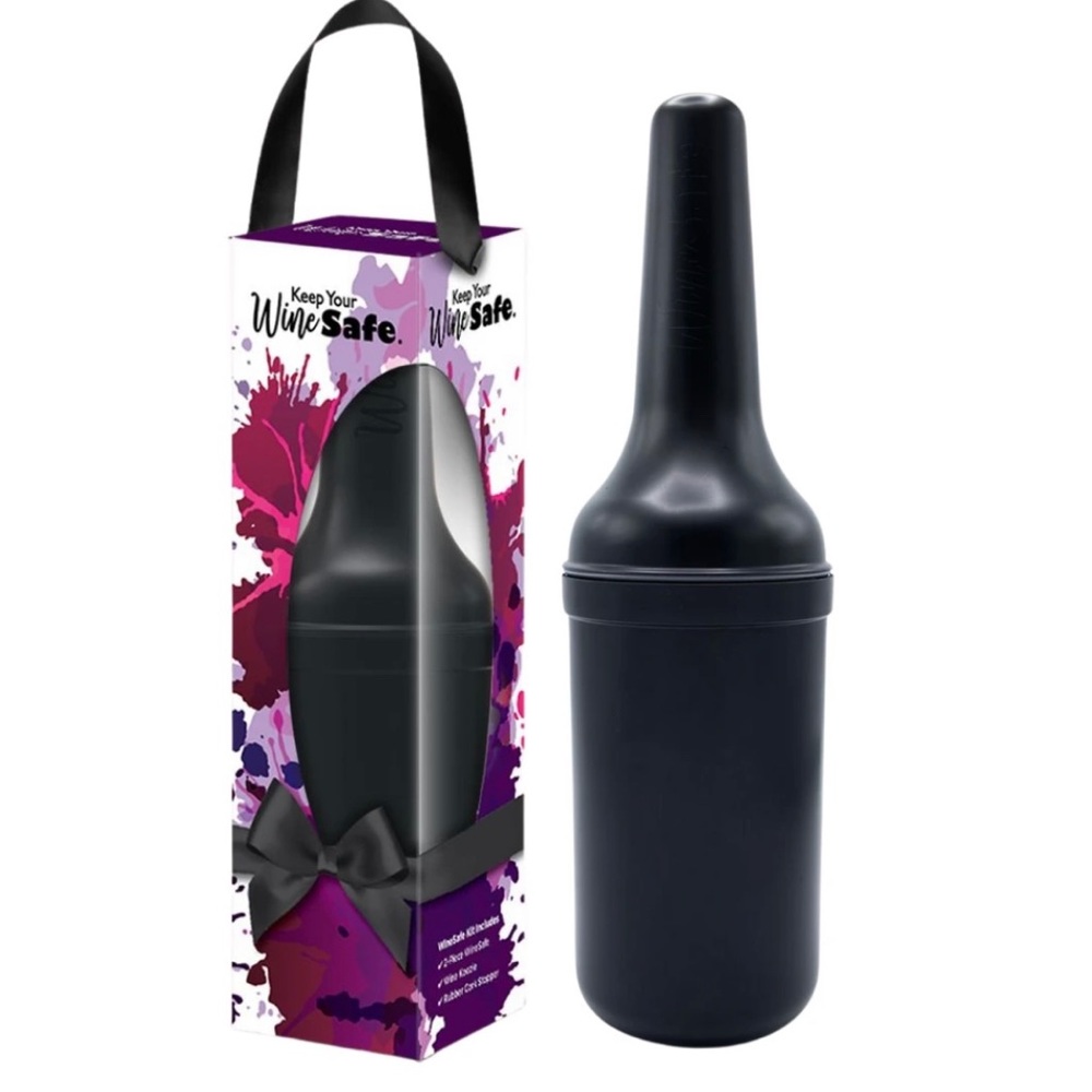 NEW SubSafe Wine Safe 4 pc set in black